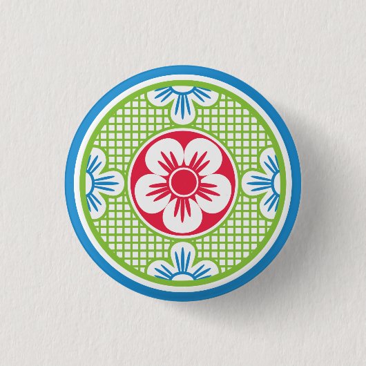 Mah Jongg Logo 2 Button (Voorkant)