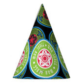 Mah Jongg Logo Party Pet Feesthoedjes (Links)