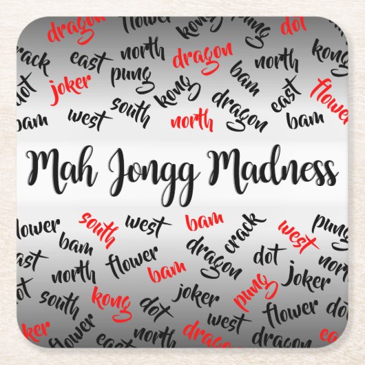 Mah Jongg Madness Onderzetter (Voorkant)