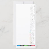 Mah Jongg Magazines Birthday Flat Kaart (Achterkant)