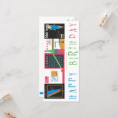 Mah Jongg Magazines Birthday Flat Kaart (Voorkant / Achterkant in situ)