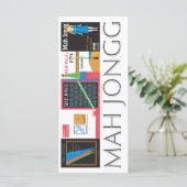 Mah Jongg Magazines Flat Kaart (Staand voorkant)