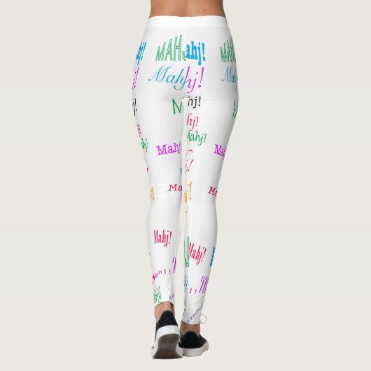 Mah Jongg MAHJ! leggings (Achterkant)