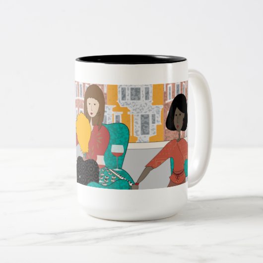 Mah Jongg Mahj Night Mok (Voorkant rechts)