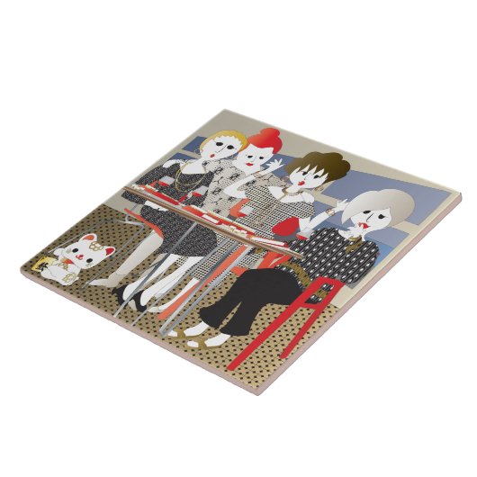 Mah Jongg MAHJ! Tegeltje (Zijkant)