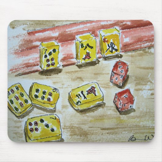 Mah Jongg (mahjong) Muismat (Voorkant)