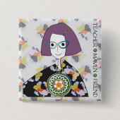 Mah Jongg Maven Button (Voorkant)