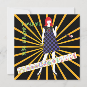 Mah Jongg Mic Drop Flat Kaart