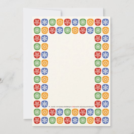 Mah Jongg Modern Flat Kaart (Achterkant)