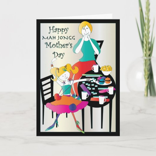 Mah Jongg Moederdag 2 Kaart (Voorkant)
