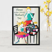 Mah Jongg Moederdag 2 Kaart (Gele Bloem)