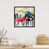 Mah Jongg Moederdag 2 Poster (Keuken)