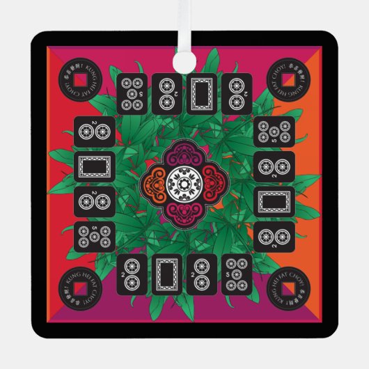 Mah Jongg Money Tree 2025 Ornament (Voorkant)