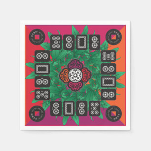 Mah Jongg Money Tree 2025 servetten