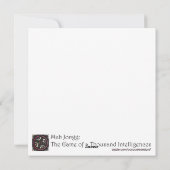 Mah Jongg New Years Feestdagenkaart (Achterkant)