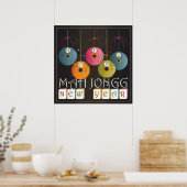 Mah Jongg New Years Poster (Keuken)