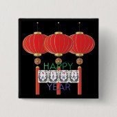 Mah Jongg Nieuws Vakantie Button (Voorkant)