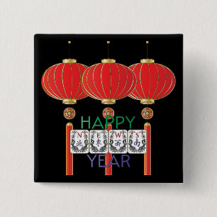 Mah Jongg Nieuws Vakantie Button