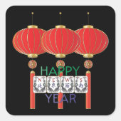 Mah Jongg Nieuws Vakantie Stickers (Voorkant)