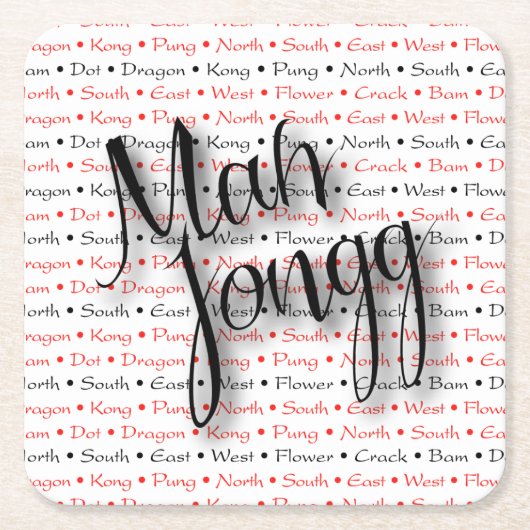 Mah Jongg Onderzetter (Voorkant)