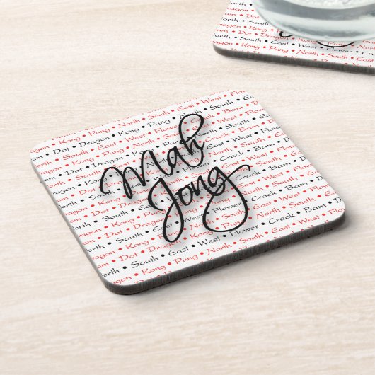 Mah Jongg Onderzetter Set (Linkerzijde)