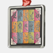 Mah Jongg One Bams Metalen Ornament (Links)