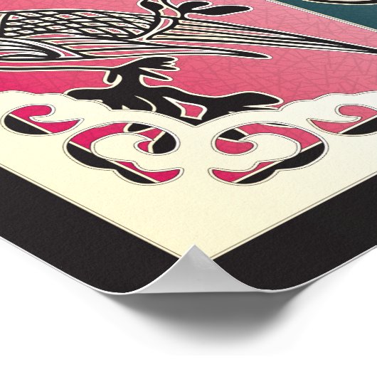 Mah Jongg One Bams Poster (Hoek)