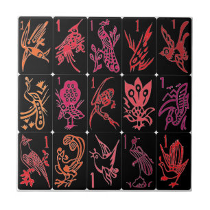 Mah Jongg One Bams Reds Tegel Tegeltje