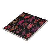 Mah Jongg One Bams Reds Tegel Tegeltje (Zijkant)