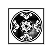 Mah Jongg One Dot Stamp Rubberstempel (Afrduk)