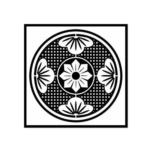 Mah Jongg One Dot Stamp Rubberstempel (Afrduk)