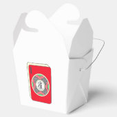 Mah Jongg One Dot Tegel Favor Box Bedankdoosjes (Geopend)