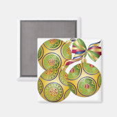 Mah Jongg Ornaments Magnet (Voorkant / Achterkant)