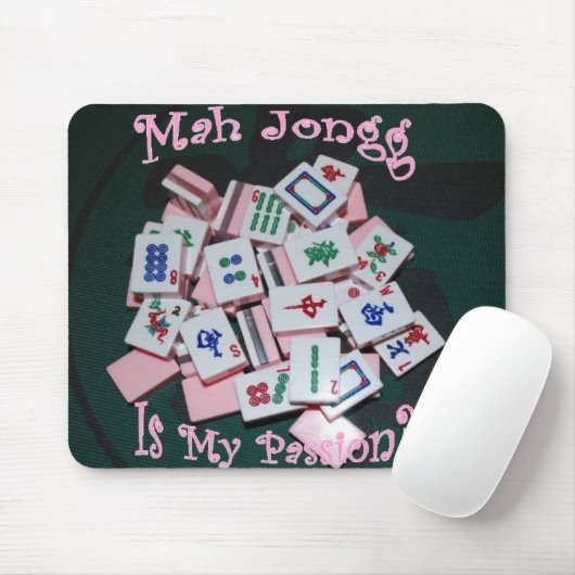 mah jongg passion - mousepad muismat (Met muis)