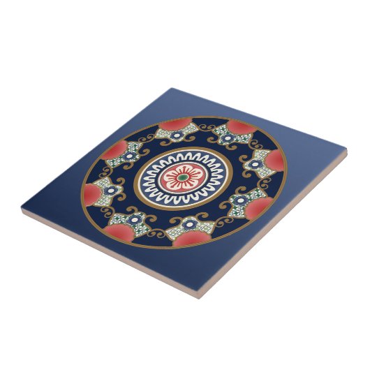 Mah Jongg Pattern Tegeltje (Zijkant)