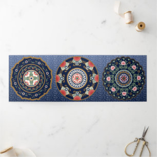 Mah Jongg Pattern Trifold Card Drieluik Kaart