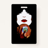 Mah Jongg Plastic Badge (Achterkant)