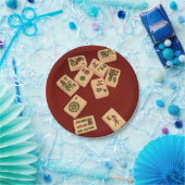 Mah Jongg Play Papieren Bordje (Feest)