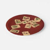 Mah Jongg Play Papieren Bordje (Gekanteld)