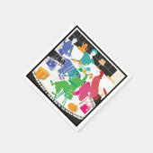 Mah Jongg Polka-Dots Napkins Servet (Hoek)