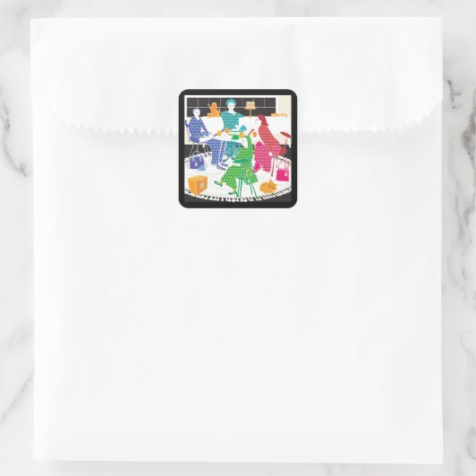 Mah Jongg Polka-Dots Stickers (Tas)