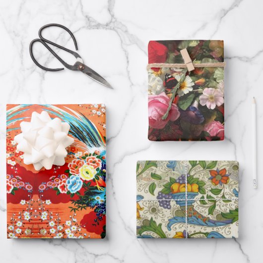 Mah Jongg, Positano en Fleuresse Inpakpapier Vel (Voorkant)