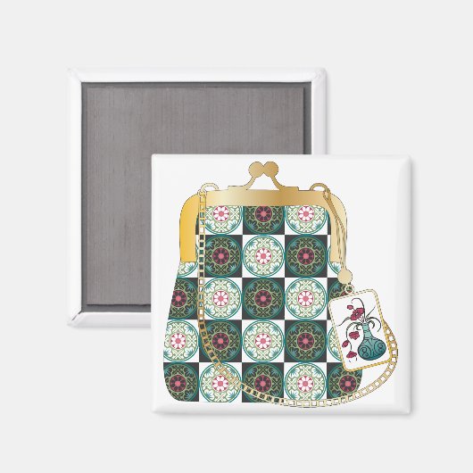 Mah Jongg Purse Magnet (Voorkant / Achterkant)