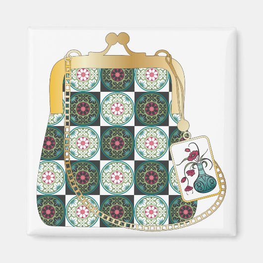 Mah Jongg Purse Magnet (Voorkant)