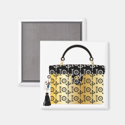 Mah Jongg Purse Magnet (Voorkant / Achterkant)