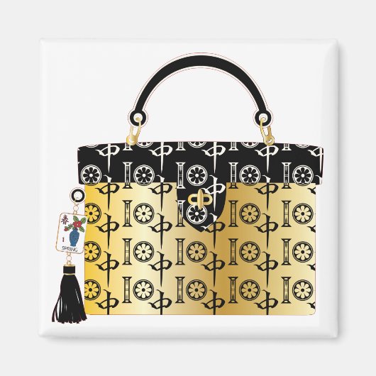 Mah Jongg Purse Magnet (Voorkant)