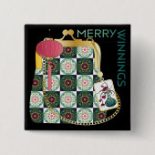 Mah Jongg Purse Vakantie Button (Voorkant)