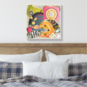 Mah Jongg Purses Canvas Afdruk (Insitu (Slaapkamer))