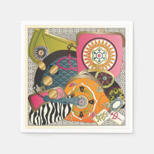 Mah Jongg Purses Servet