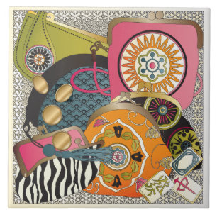 Mah Jongg Purses Tegeltje